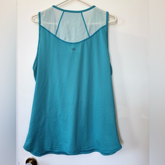 🎉4/30$🎉 Chlorophylle Teal Sleeveless Active Tank Top - Size XL - Picture 6 of 6